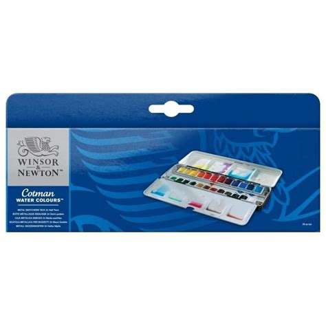 Winsor & Newton Cotman Watercolours Metal Sketchers' Box